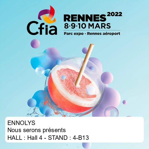 Salon CFIA Rennes 2022 – Ennolys